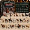 3D Horse Themed Christmas Advent Calendar, 24-Day Countdown -New 9-28