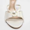 Satin Luxury High Heels Ladies Slides Summer Open Toe Elegant Sandals Women Fashion Slippers Female