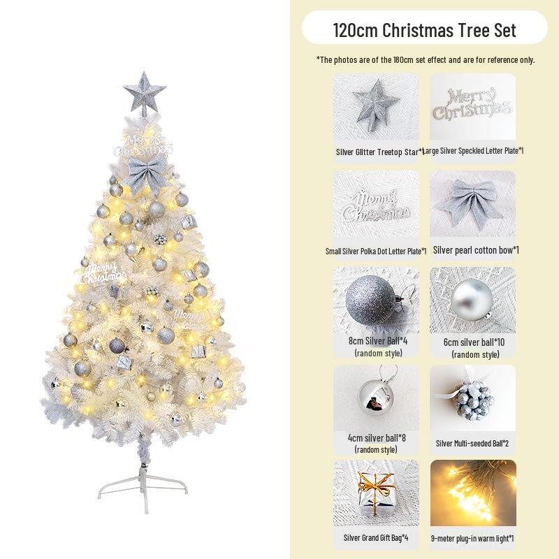 

Luminous LED White Christmas Tree Ornaments 1.8 for Home & Mall Windows