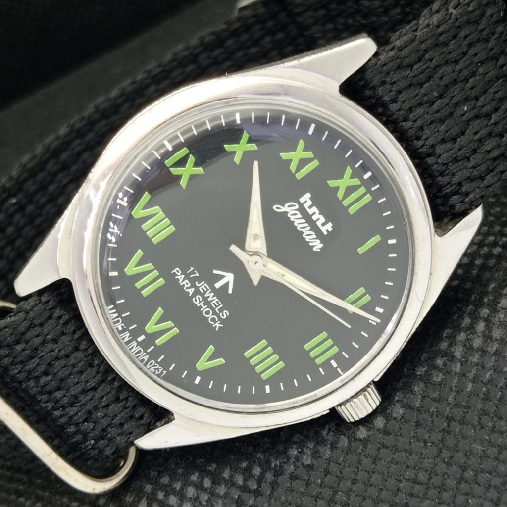 

Б/У HMT JAWAN INDIAN МУЖСКИЕ МЕХАНИЧЕСКИЕ ЧАСЫ a307663-1 Sku584b-a307663