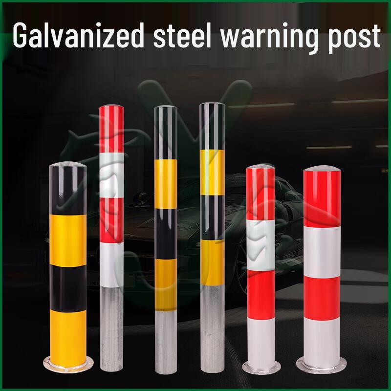 Galvanized Steel Reflective Traffic Safety Bollard