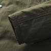 Men's Retro Winter Thickened Collarless Jacket - Casual Loose Cotton Padded Coat for Autumn/Winter Warmth