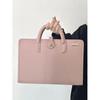 Pink Gender-Neutral Laptop Bag - Protective Case Shell Handbag