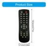 Universal Remote Control Compatibility for MB1397 RC4001CC Player Remote Ergonomic Design Durability ABS Build for Home Use