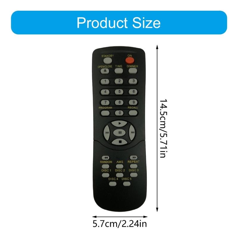 Universal Remote Control Compatibility for MB1397 RC4001CC Player Remote Ergonomic Design Durability ABS Build for Home Use