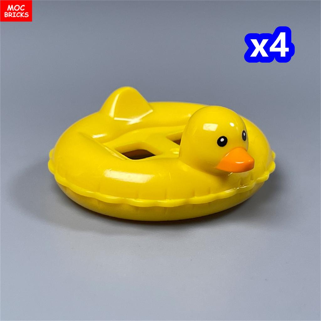 MOC Blocks Animal Duck Swan River Lake Farm Scene View Accessories DO IT YOURSELF Construction Bricks Playthings ideal for Kids Gifts