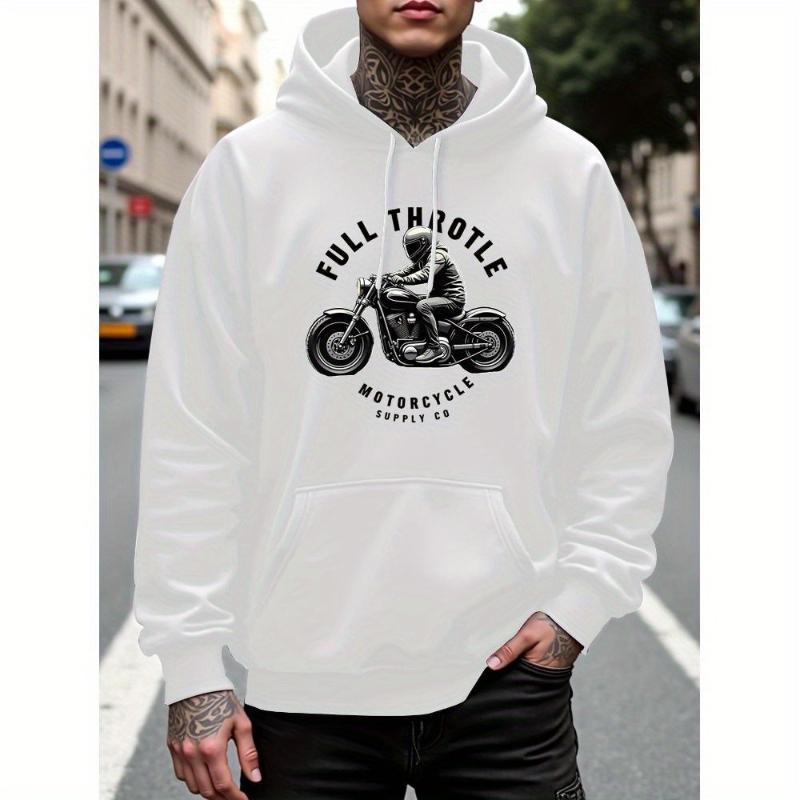 

Мужская минималистичная толстовка, однотонный флисовый пуловер, простой дизайн XXL белый