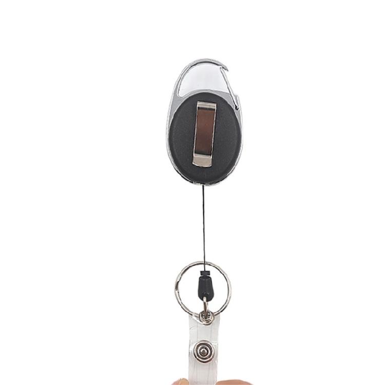 Elegant Vertical ID Badge Holder with Retractable Reel Suitable for Business Professional and Frequent Travelers