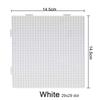 4PCs 5mm Hama Beads White Pegboard Template Board Pixel Art Iron Puzzle Square Tool DIY Figure Material Board Perler Beads