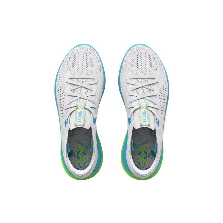 Under Armour Flow Synchronicity New Environment Sport Simple Fabric Low Top Running Shoes Women sneaker White 3025865-100