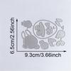 Easters Rabbits Chicken Cutting Dies Embossing Stencils Cuts Stencils Metal Die Cuts for Scrapbooking Card Decoration