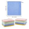 10Pcs Bamboo Baby Washcloths Soft Newborn Bath Towels Absorbent Face Wash Cloths Multiuse Kitchen Bathroom Cleaning Wipes