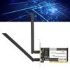 PCI Desktop Adapter 300Mbps 802.11b G N Wireless WiFi Network Card 2 Antennas AR9223