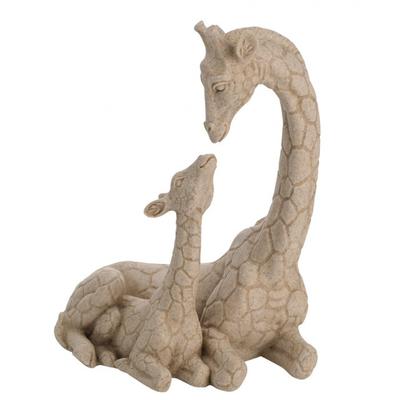 Collezione Naturecraft Giraffa e Cucciolo Finitura Arenaria