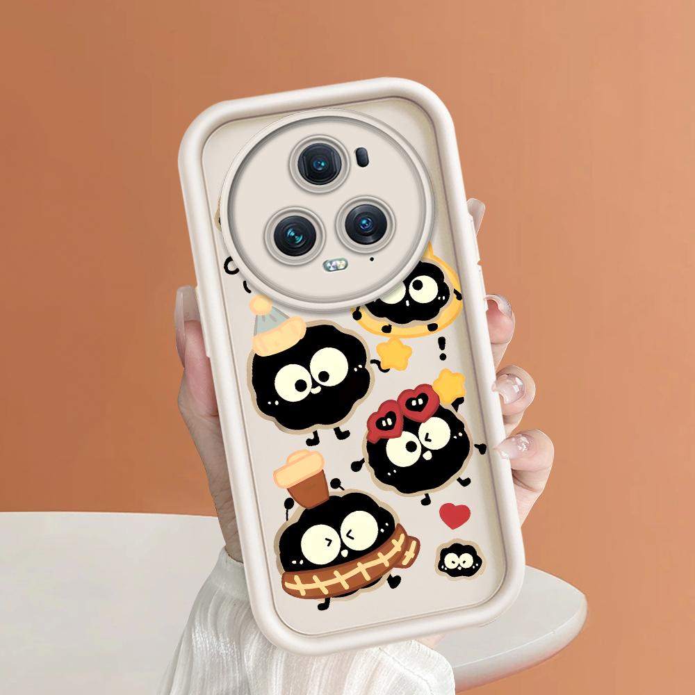 Weiches Silikon-Telefongehäuse mit quadratischem Leiterdruckmuster, vollständige Kameraabdeckung, stoßfeste Gummischutzhülle für Huawei Honor