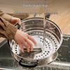 SUPOR 34cm 3-Layer 304 Stainless Steel Steamer Pot with High Arch Lid