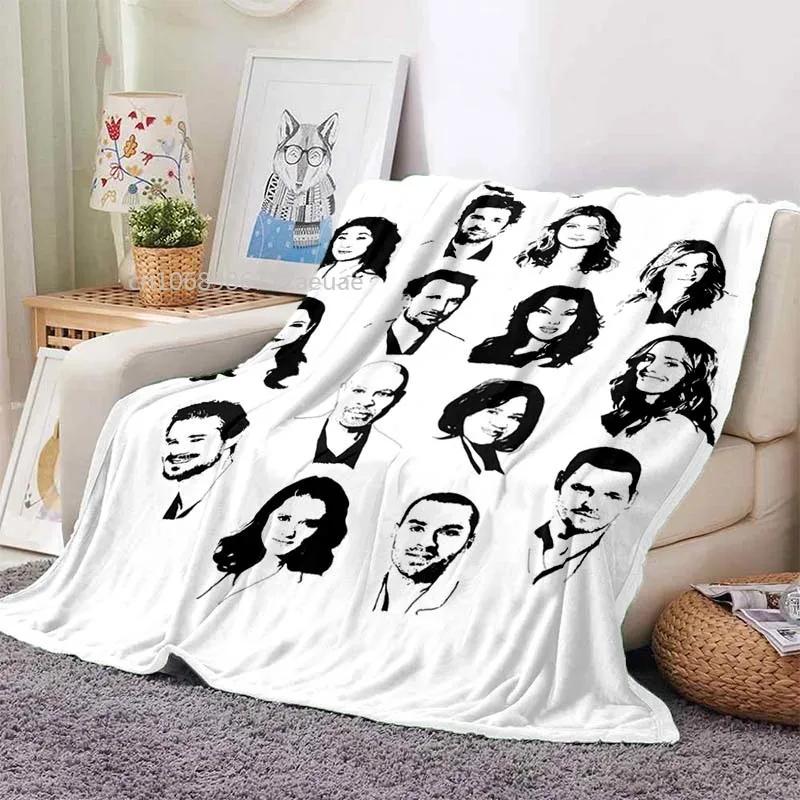 

You re My Person Grey‘s Anatomy Blanket Luxury Soft Cartoon Flannel Blanket Lightweight Warm Plush Bed Sofa Chair Blanket 80x120cm