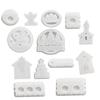 Christmas Ornaments Molds Silicone DIY Candle Holders Portable Jewelry Stand Casting Molds