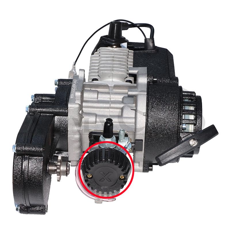 2 Stroke Engine Motor with Gear Box for 47cc 49cc 50cc Mini Pocket Bike Gas G-Scooter ATV Quad Bicycle Dirt Pit Bikes