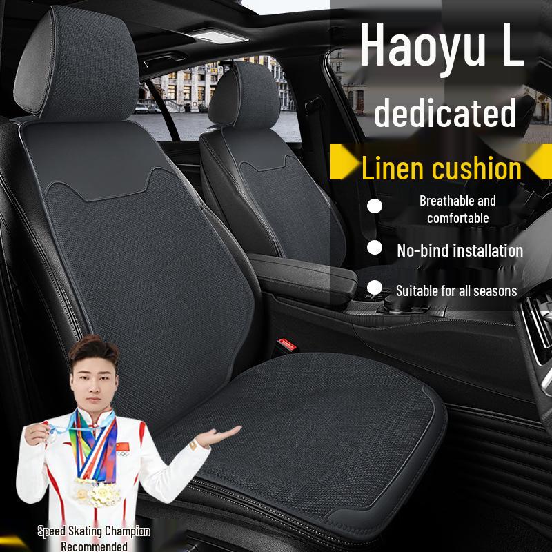 Geely Haoyue L Luxury Linen Breathable Seat Cushions for Five-Seater