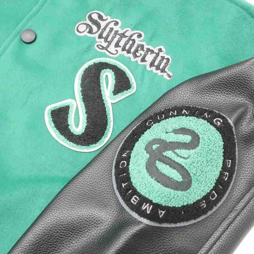 Marushin Stadionjacke Harry Potter Slytherin Logo WW Harry Potter Zauberwelt Hogwarts Universal USJ Verkleidungsartikel Stadionjacke Chara Pullover