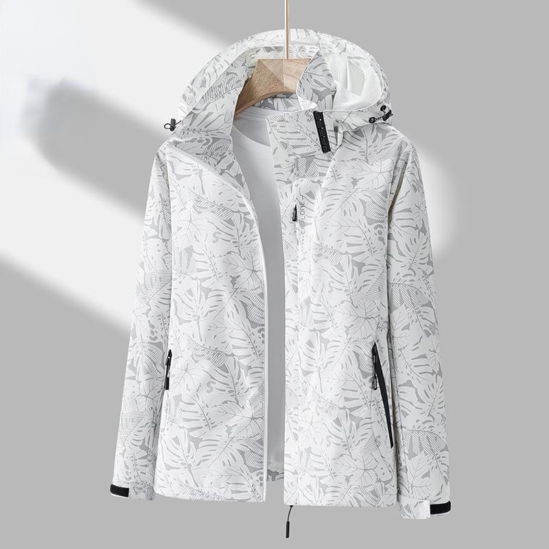 Hiking Jackets Men Waterproof Coats Male Windproof Windbreaker Outdoor Camping Fishing Loose Jacket Spring Autumn Man Hooded Coat