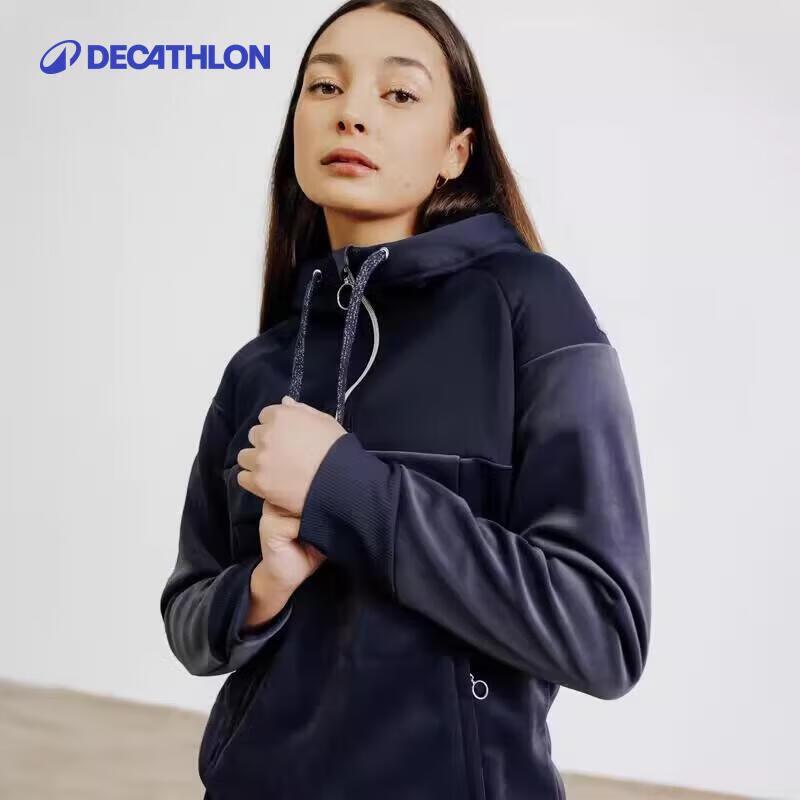 Decathlon Women s Retro Half-Zip Pullover Hoodie M