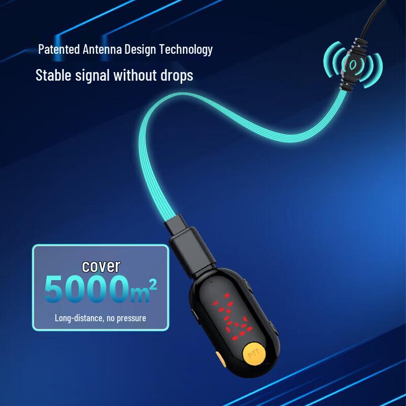 aigo E168i Mini Clip-on Service Walkie-Talkie (CN version)