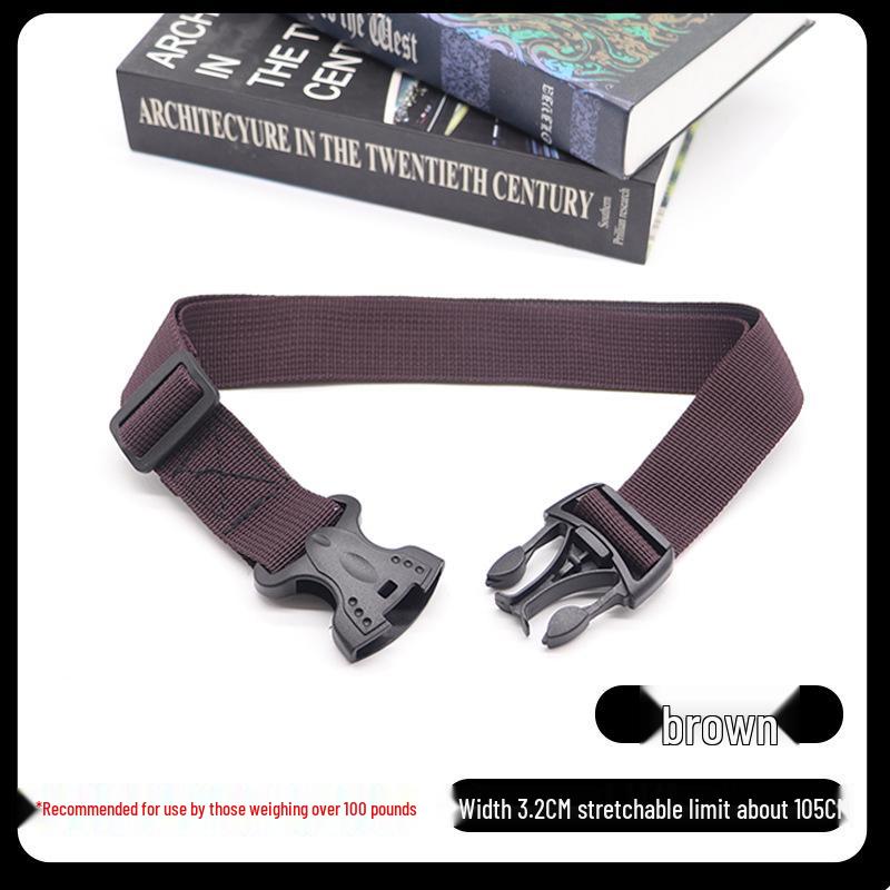 Military-Style Outdoor Training Belt for Teens and Students - Thickened Insert Buckle