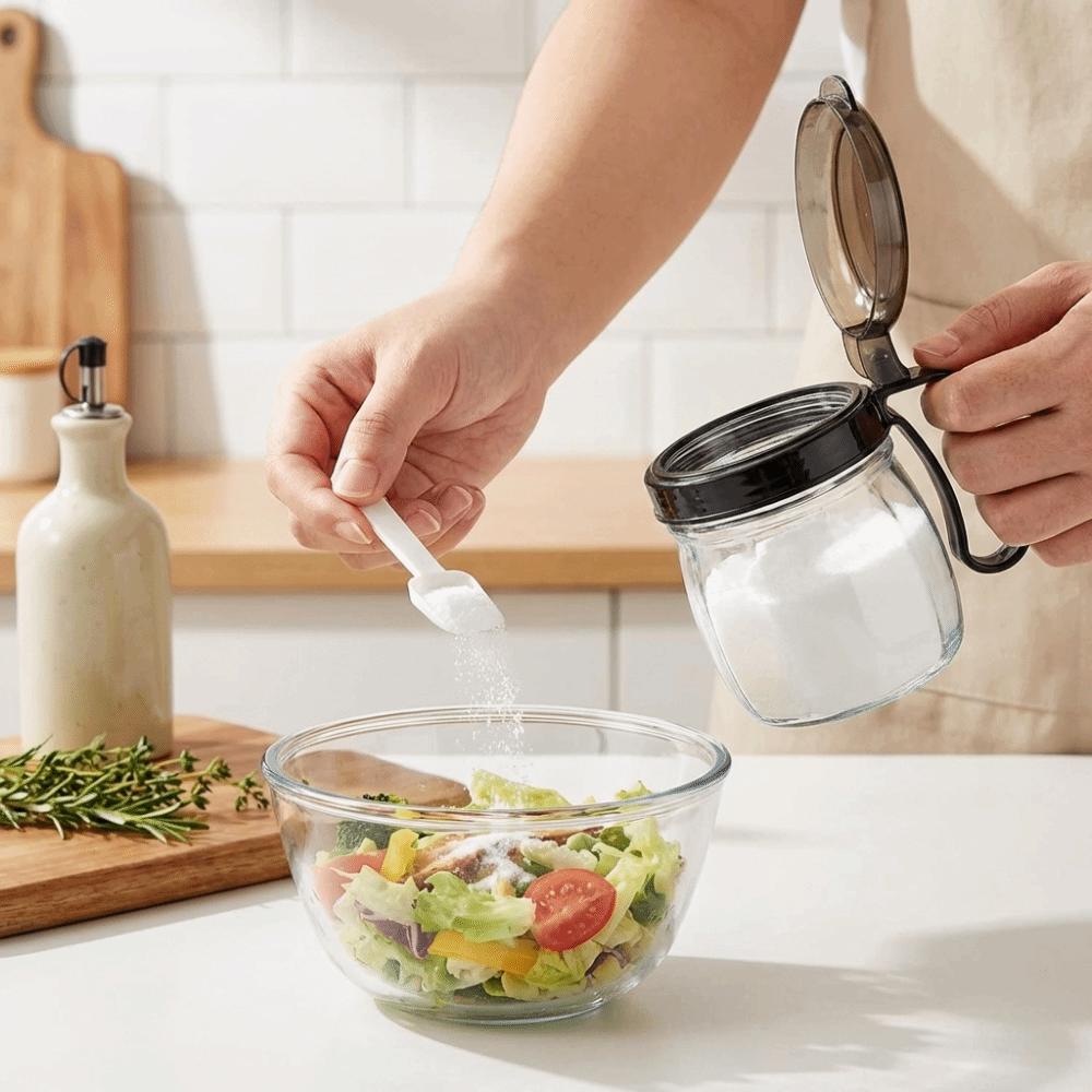 Sealing Glass Seasoning Jars Moisture-Proof Condiment Jar Kitchen Storage Bottle  Home Cooking