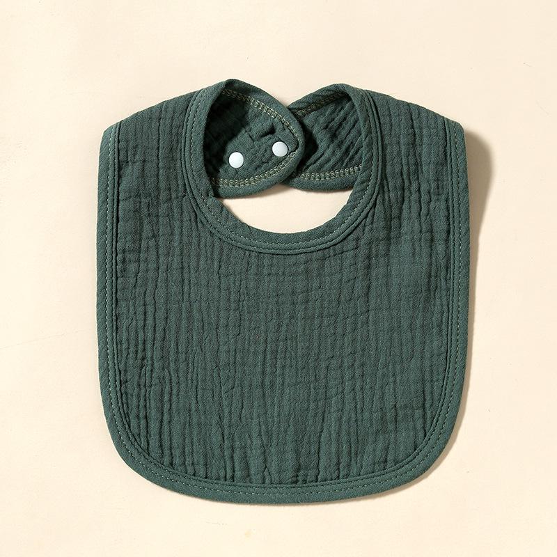 Soft U-Shaped 4-Layer Cotton Gauze Baby Bib: Absorbent and Lightweight for Spring and Summer