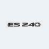 ABS-Buchstaben ES200 ES240 ES250 ES300h ES350 Glänzend Schwarzes Emblem Auto Kofferraumplakette Modifiziertes Aufgewertetes Aufkleber für Lexus ES Serie VH6