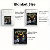 Warrior Cats 2D Flat Pattern Flannel Blanket High Quality All Seasons Warmth and Comfort Perfect for Christmas Gifts.SMT0917579