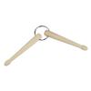 Key Chain Beech Wood Small Lightweight Drumstick Shape Delicate Keychain Bag Hanging Decoration 2