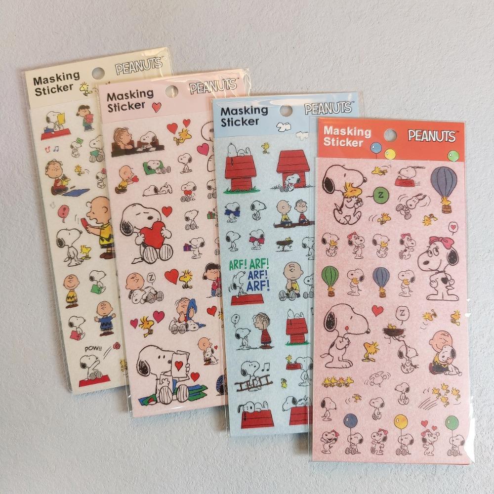 Snoopy stickers DIY scrapbook, diary decoration sealing stickers, photo album Guka decoration material stickers,