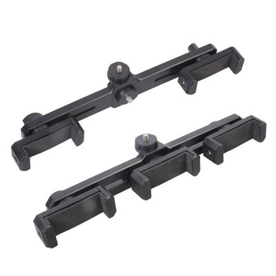 Universelle Verstellbare Handyhalterung für Stativ Auto Schreibtischständer mit 1/4 Schraubadaptern Passend für 4,5-7 Zoll Smartphones