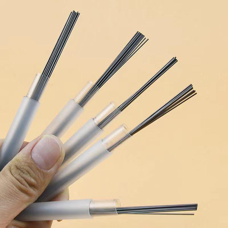 100 Tubes Free Shipping: 619 Lead Core 0.5/0.7mm Automatic Mechanical Pencil Resin 2B Lead for Exams