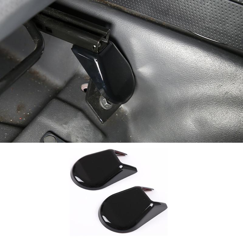 

2 шт./компл., защитная накладка на переднее сиденье автомобиля из АБС-пластика, наклейки на отделку, подходят для Toyota FJ Cruiser 2007-авто чёрный