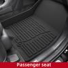 Smabee Left Drive for Hyundai Palisade Hybrid 7Seats 2026 (Not Fit Fuel Version) TPE Car Floor Mats Cargo Trunk Pad Accessories
