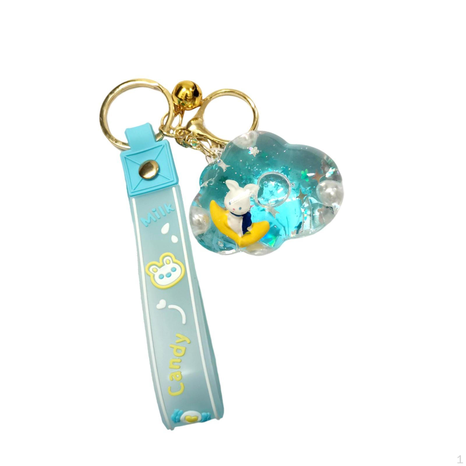 Жидкий зыбучий песок брелок акриловый держатель для ключей на свадьбу день рождения — фото 9