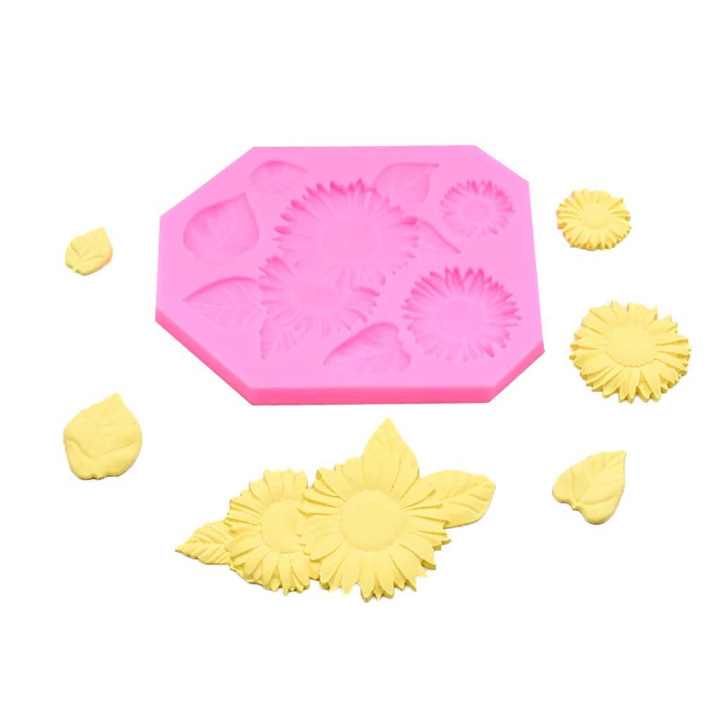 Sunflower Silicone Fondant Icing Mould Wedding Decoration