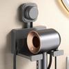 No Punching Hair Dryer Holder Wall Mounted Hairdryer Organizer Box New Wall Dryer Cradle  Bathroom