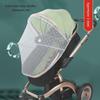 Braced Infant Mosquito Nets Carved Foldable Net Baby Stroller Mosquito Nets  Go for A Walk