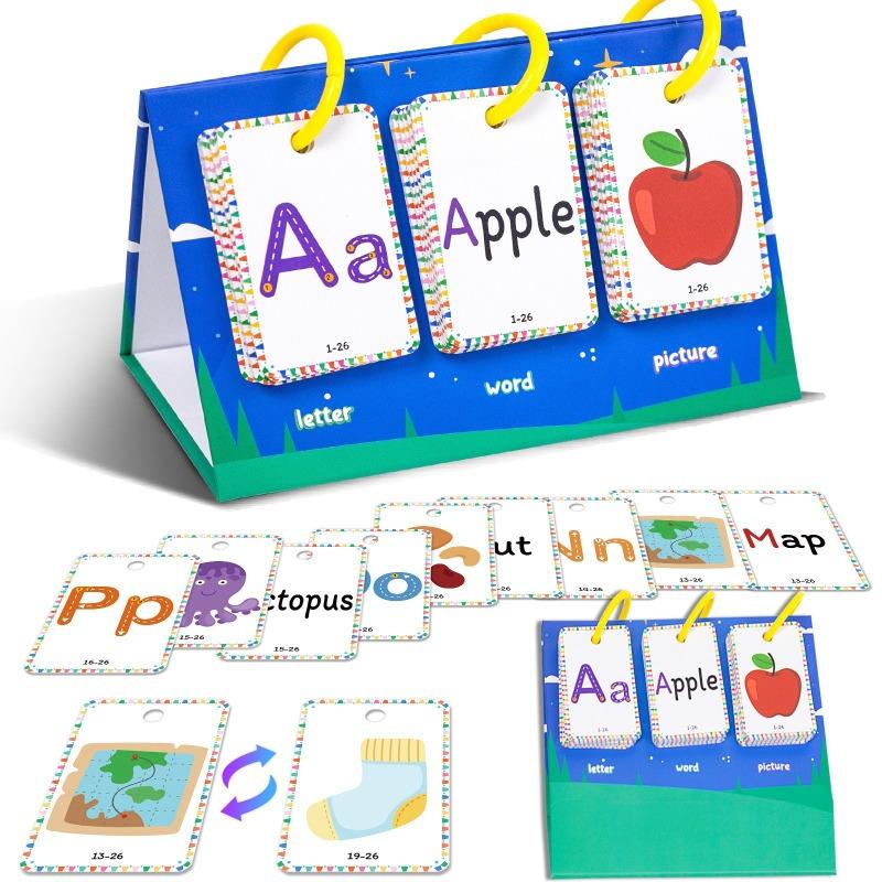 129 Visual Word Education Desktop Cards Early Education Enlightenment Picture and Text Cognitive Cards Parent-child Interaction Cards