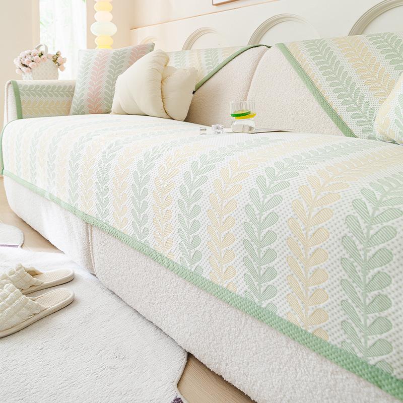 Cool Sofa Cushion  New Summer High-End Non-Slip Ice Silk Sofa Cover Summer Sofa Cushion