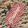 Custom Name Beach Towels Cherry Lightweight Microfiber Towel Anti-Sand Quick-Drying Bath Towels Personalized For Party Birthday