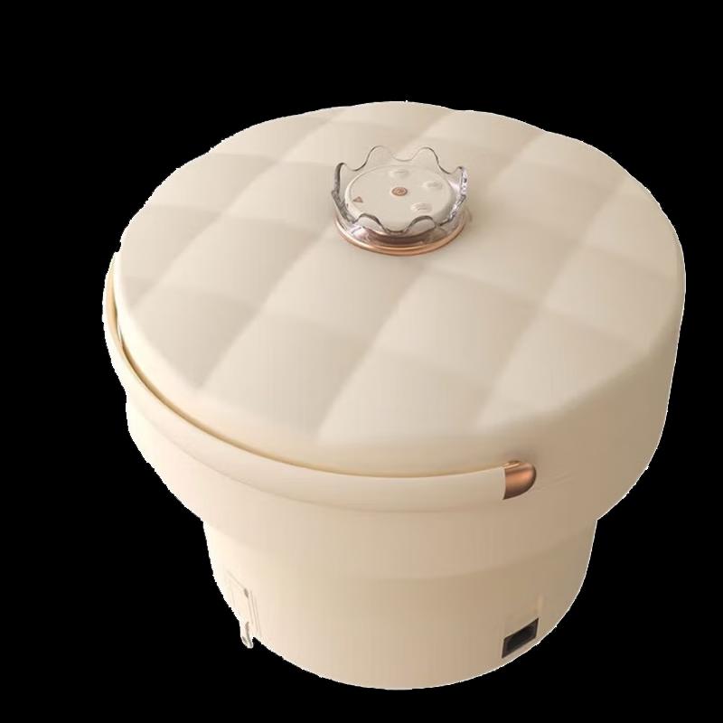HEZHENG Heated Roller Foot Massager & Foot Bath CN plug (adapter included)