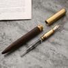 High Quality Sandalwood Fountain Pen Fine Nib Calligraphy Pens Writing Wooden Metal School Office Writing Ink Pens Nib Stationery Gifts Supplies