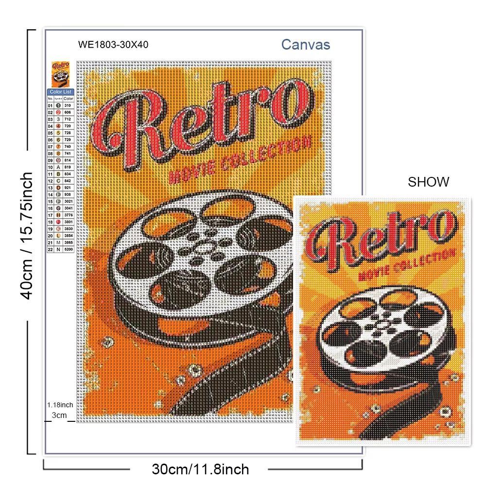 5D Diamond Painting Food Poster Diamond Mosaic Embroidery Set Bread Beer Cup DIY Rhinestone Kitchen Restaurant Decoration Gift