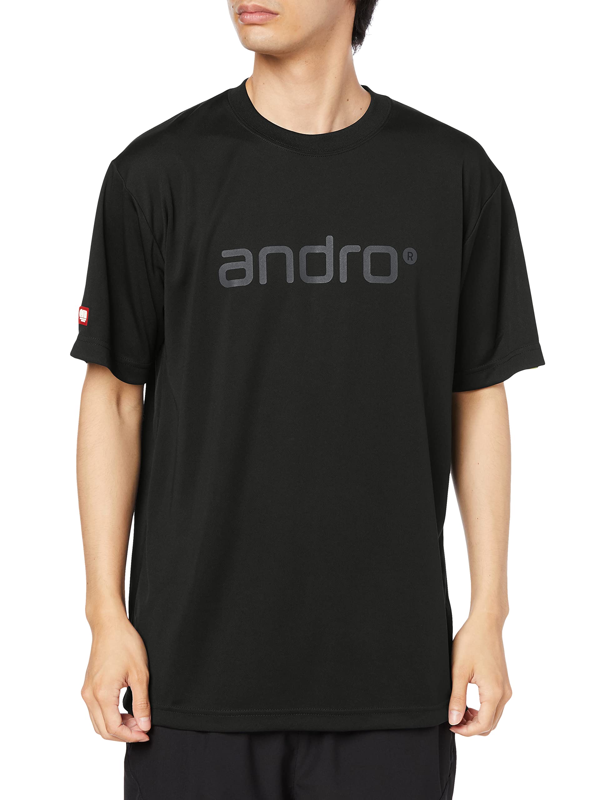

andro Unisex Table Tennis Game Andro Napatee Shirt XL Shirt, IV, 305702, Black/Dark Gray,